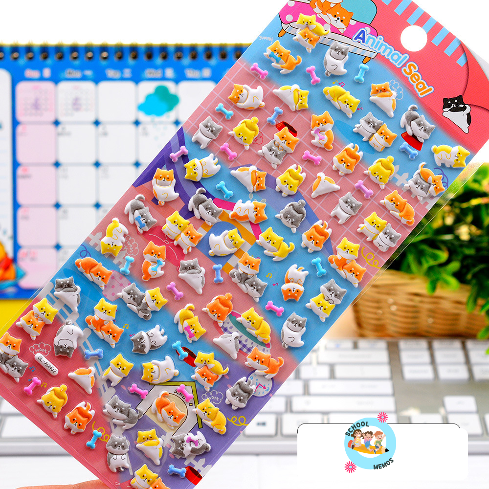 6 Sheets Stickers for Decorating SchoolMemos™🎨