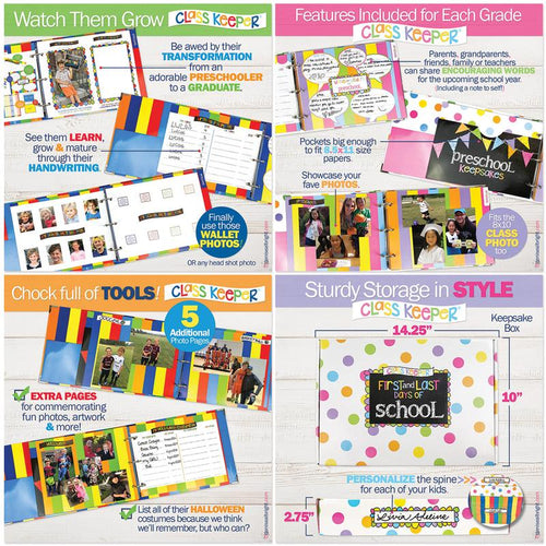 SchoolMemos™ – First & Last Day School Memory Book
